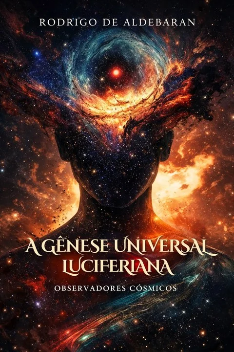Capa do livro A Gênese Universal Luciferiana, de Rodrigo de Aldebaran