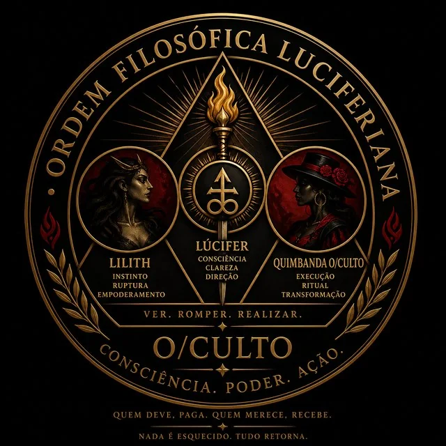 Selo Oficial da Ordem Filosófica Luciferiana — Lilith, Lúcifer, O/Culto